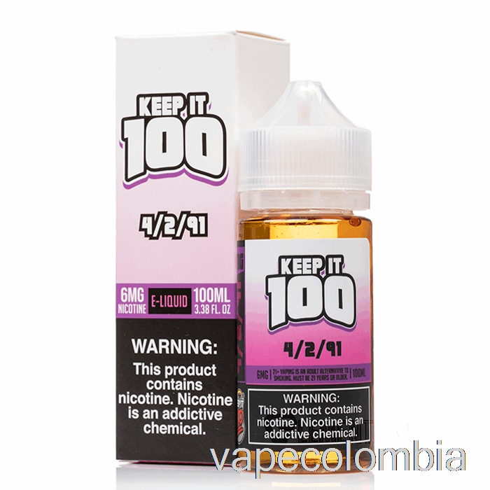 Kit Completo De Vapeo 2/4/91 - Mantenlo 100 E-líquido - 100ml 0mg